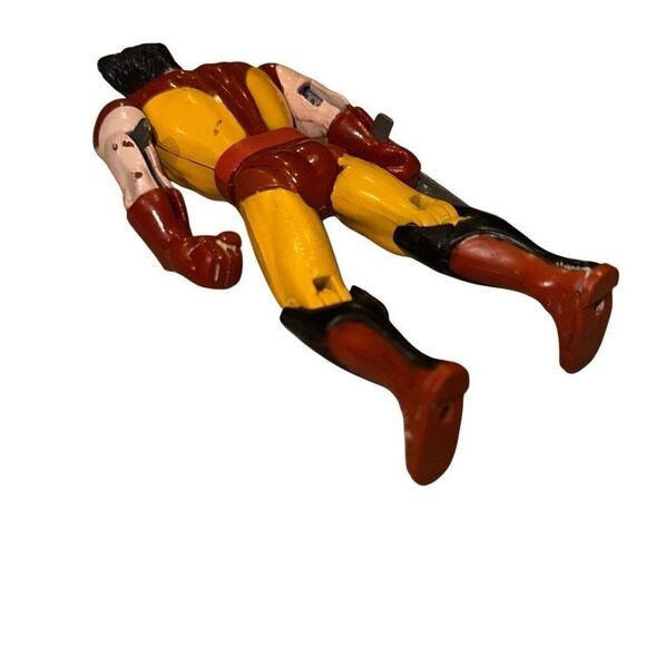 1991 Toy Biz Marvel Super Heroes Wolverine version 1 Loose Action Figure X-Men - Picture 5 of 9